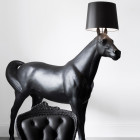 Moooi Horse Floor Lamp in Sitting Room