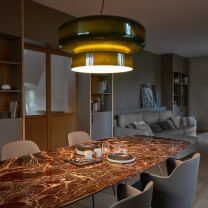 Marset Bohemia 84 LED Pendant Light Lifestyle Dining Table 2