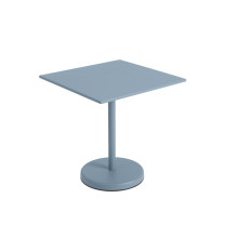 Muuto Linear Steel Café Table Square Pale Blue