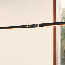 Black Fritz Hansen Oneline LED Pendants