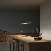 Marset Fris LED Suspension Lifestyle Kitchen