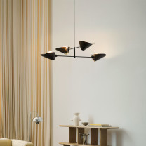 Medium Black &Tradition Bonnet Chandelier