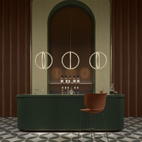 Moooi Luminora Pendant Light in Bistro