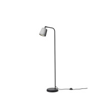 New Works Material Floor Lamp Light Grey Concrete