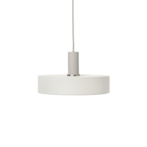 Ferm Living Collect Low Socket Pendant Record Grey White