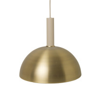 Ferm Living Collect Brass Pendant Dome High Cashmere