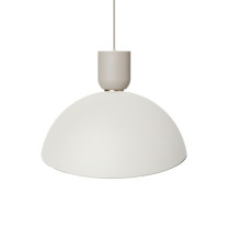 Ferm Living Collect Bell Socket Pendant Disc Grey White