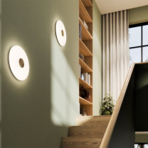 Northern Glint Glass LED Wall Light Lifestyle Stairway 4