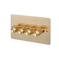 Buster + Punch 4G Dimmer Switch Cross Brass
