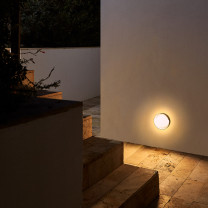 Black Marset Plaff-on! 16 LED Wall Light