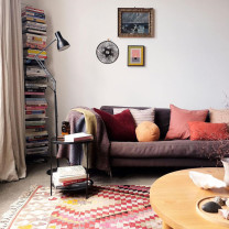 Anglepoise Type 75 Floor Lamp Jet Black in Living Room