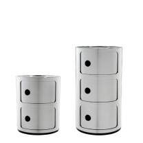 Kartell Componibili Storage Unit - Chrome