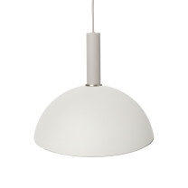 Ferm Living Collect High Socket Pendant Dome Grey White