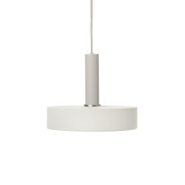 Ferm Living Collect High Socket Pendant Record Grey White