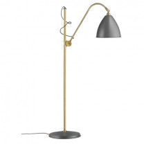 Gubi Bestlite BL3 Floor Lamp Medium Brass Matt Grey