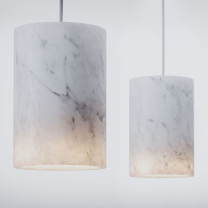 Case Solid Cylinder Pendant Carrara in Multiples