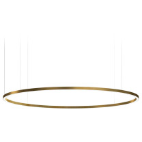 Panzeri Brooklyn Round Suspension LED 200 Circular Brass