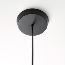 Case Sum Suspension Black Ceiling Rose