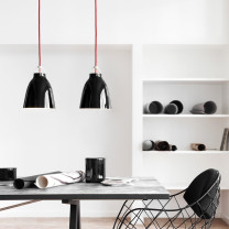 Black P1 Fritz Hansen Caravaggio Pendants