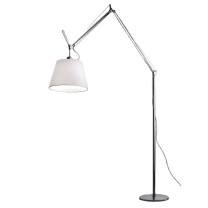 Artemide Tolomeo Mega Floor Lamp 42 Aluminium Parchment
