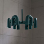 Large Green AGO Cirkus Chandelier