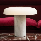 Fontana Arte Tropico LED Table Lamp Lifestyle Sofa