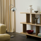 Chrome Plated &Tradition Flowerpot VP12 Floor Lamp