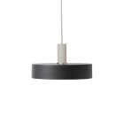 Ferm Living Collect Low Socket Pendant Record Grey Black