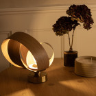 Tom Raffield Verso Portable Lamp on Table