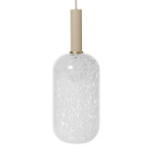Ferm Living Collect High Socket Pendant Glass Tall Cashmere Casca