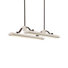 Bert Frank Rinato LED Linear Pendant Dark Bronze White