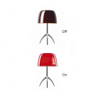 Foscarini Lumiere Table Lamp - Large, Cherry Red / Aluminium