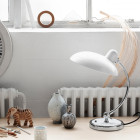 White Fritz Hansen Kaiser Idell 6631 Luxus Table Lamp