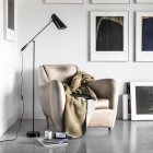 Northern Birdy Floor Lamp Black in Living Room