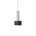 Ferm Living Collect High Socket Pendant Disc Grey Black