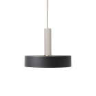 Ferm Living Collect High Socket Pendant Record Grey Black
