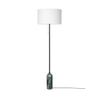 Gubi Gravity Floor Lamp Emerald Marble White