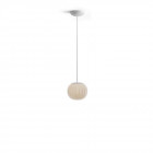 Small Lita Suspension Light in White