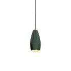 Marset Pleat Box 13 LED Pendant Dark Green Gold