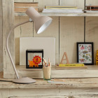 Anglepoise Type 75 Mini Table Lamp Mole Grey on Cabinet 