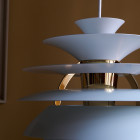 Louis Poulsen PH Snowball Dusty Blue Closeup