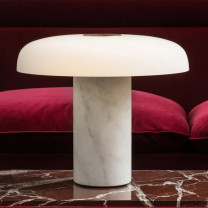 Fontana Arte Tropico LED Table Lamp Lifestyle Sofa