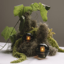 Bocci 14p Portable Lamp grey on table