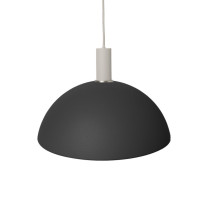 Ferm Living Collect Low Socket Pendant Dome Grey Black