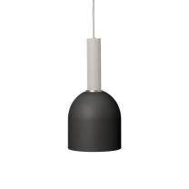 Ferm Living Collect High Socket Pendant Bell Grey Black