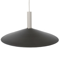 Ferm Living Collect High Socket Pendant Angle Grey Black
