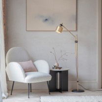 Bert Frank Riddle Single Floor Lamp Lifestyle Side Table 2