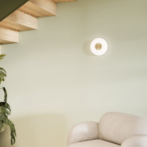 Northern Glint Glass LED Wall Light Lifestyle Armchair