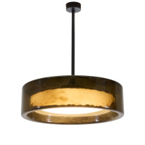 Marset Ringo LED Ceiling Light Fixed Stem 90 Dark Smoked 60