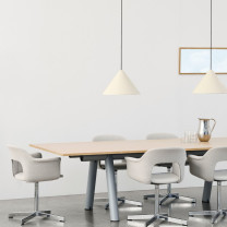 HAY Compass Pendant Light Lifestyle Meeting Table 2